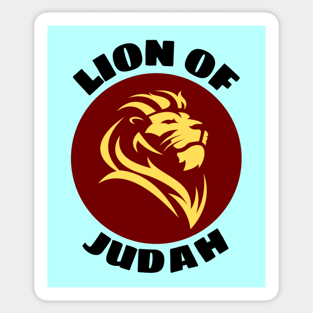 Lion Of Judah | Christian Saying Sticker by All Things Gospel